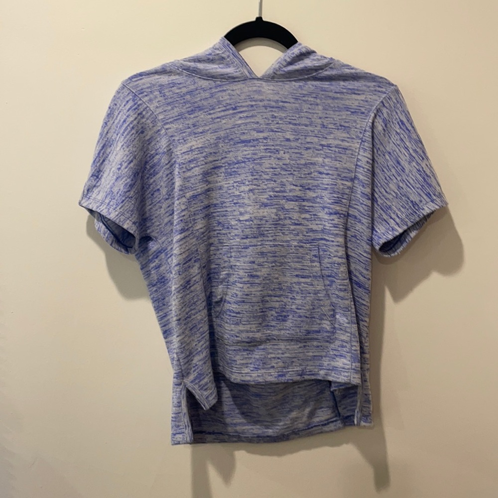 🫐short sleeve comfy hoodie